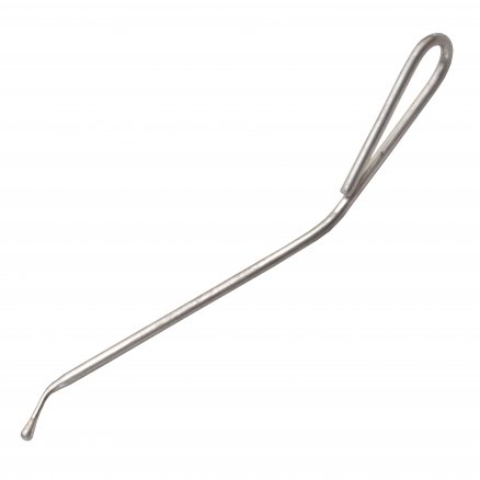 Зонд по Directors, вушний ґудзиковий. Довжина 8,0 см, діаметр 1 мм